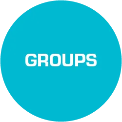 Groups Button Red