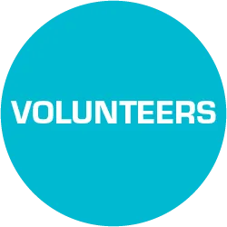 Volunteers Button Red