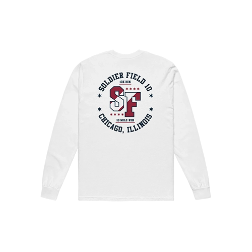 Soldier Field white long sleeve tee